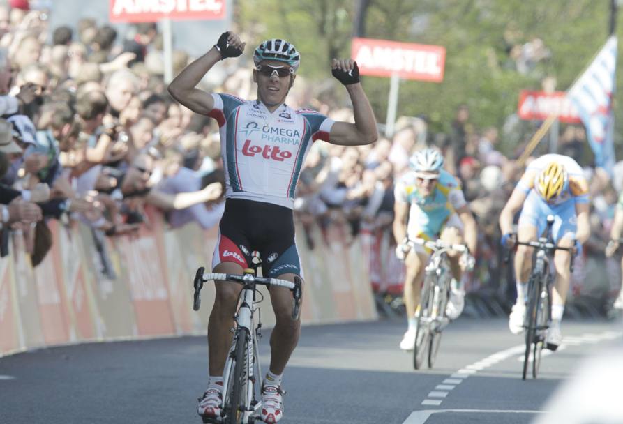 Il 2010 inizia con la vittoria nell&#39;Amstel Gold Race. Bettini
